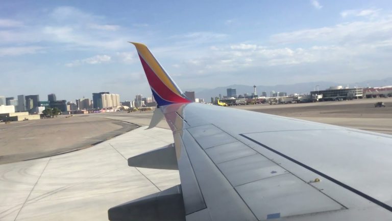 southwest Airlines Landing in Las Vegas – 7/31/2019