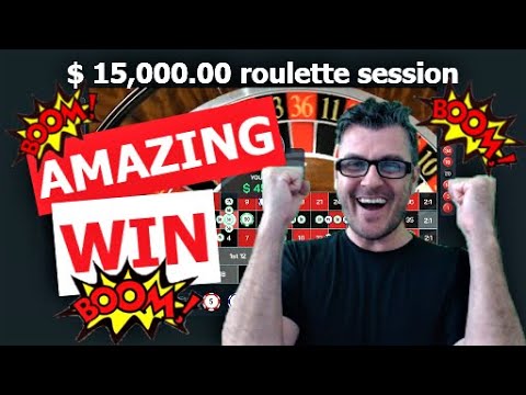 BIG WIN Online Roulette | My WAY of playing Roulette strategy to Win | online roulette big win