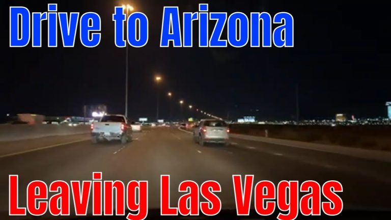 C or C Las Vegas LIVE – Driving Tour of Nevada & ARIZONA Leaving Las Vegas night Drive Friday