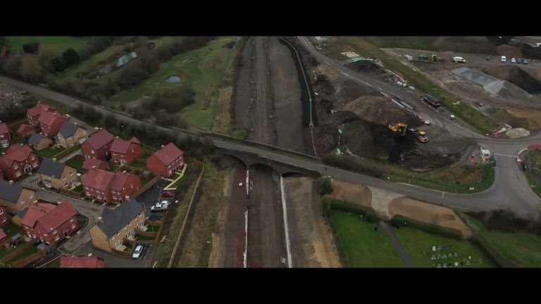 EWR build of the Winslow station, Buckinghamshire