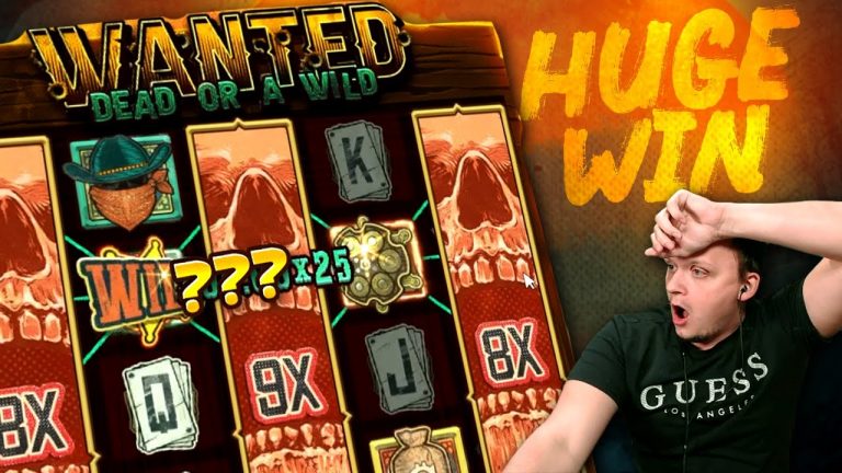 HUGE BIG WIN on Wanted Dead or a Wild!