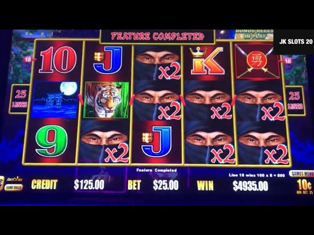 HUGE Ninja Moon Jackpot Handpay on Dollar Storm Slot Machine