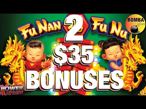 High Limit Fu Nan Fu Nu ~ Power Xstream Two $35.20 Bonuses Slot Machine Play at Cosmo Las Vegas!