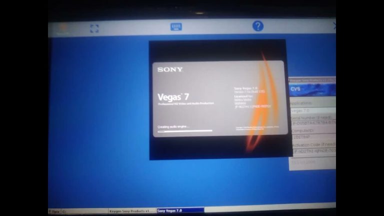 I downloaded Sony Vegas 7 0a on ExaGear