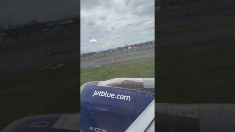 JetBlue Airbus A320 Takeoff Newark airport en route to Las Vegas 7/5/21