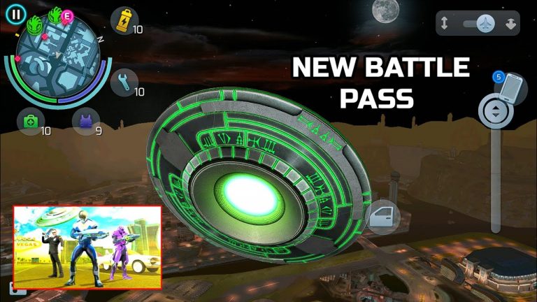 NEW ALIEN BATTLE PASS GANGSTAR VEGAS || NEW SEASON OF GANGSTAR 4 VERSION 5.5.1E