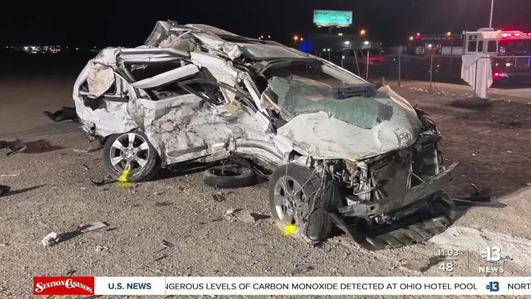 North Las Vegas authorities update ‘mass casualty’ crash where 9 people died