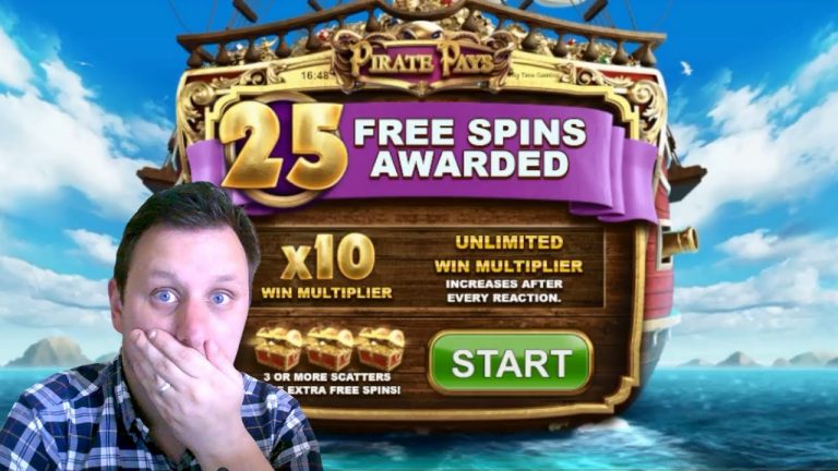 Pirate Bays Max Start (25 Spins 10x) UK Casino/Slots – Big Time Gaming