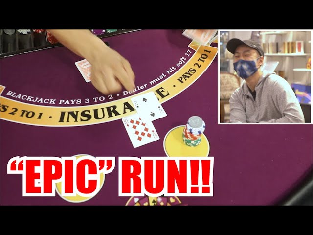 TRUELLY EPIC 10 Minute Blackjack Challenge – WIN BIG or BUST #123