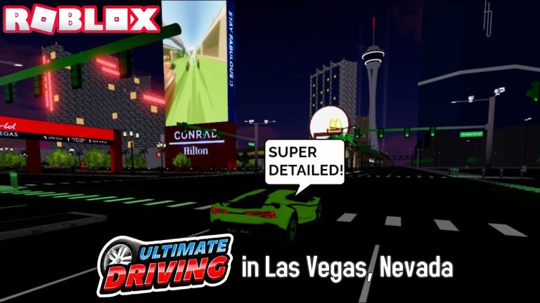 Ultimate Driving in Las Vegas, Nevada? (Roblox Las Vegas Car Driving Roleplay Game 2022)