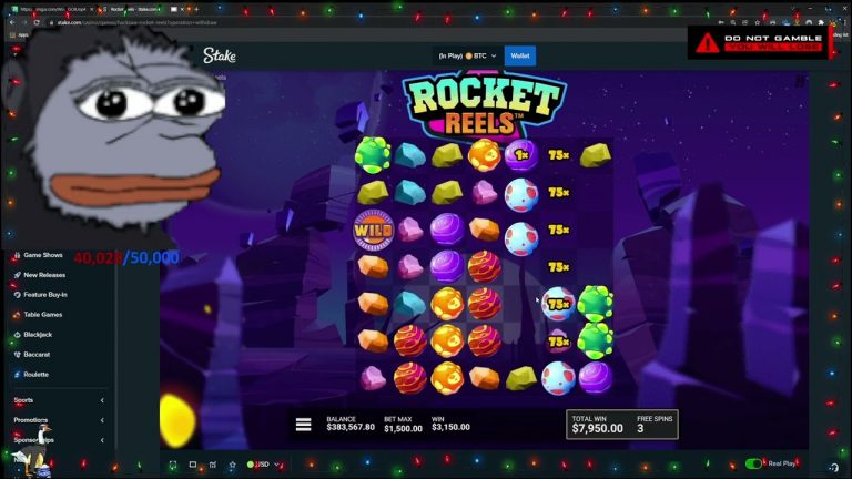 1.4M+ HUGE WIN ON ROCKET REELS BY TRAINWRECKSTV