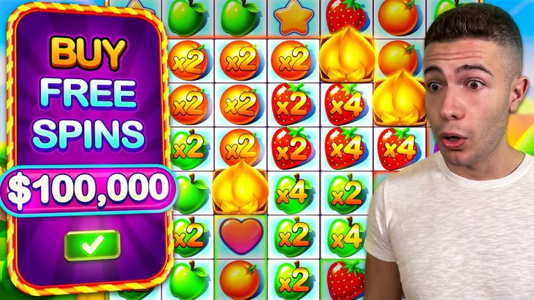 $100,000 BONUS BUYS?! FRUIT PARTY $1,000 HIGH ROLL SPINS