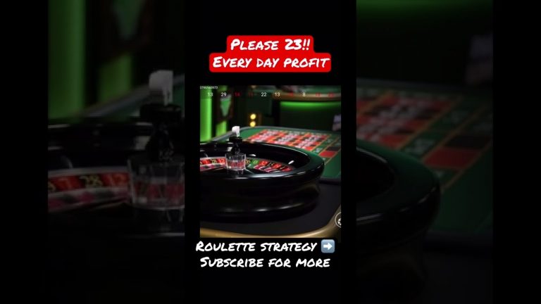 23 please!! Roulette strategy VLOGEVERY DAY PROFIT!!