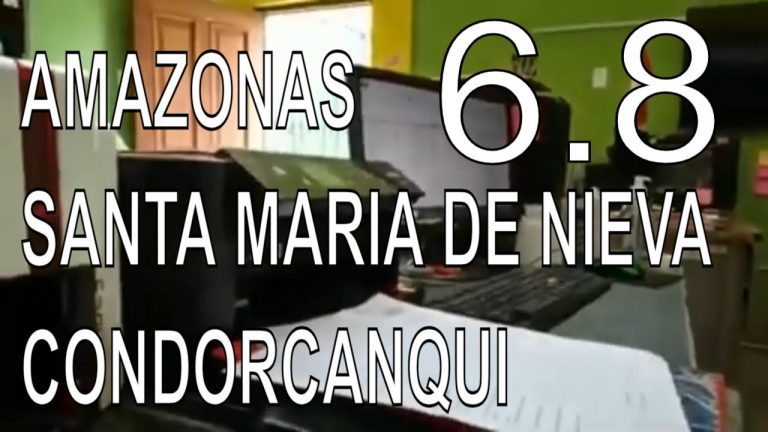 6.8 EN AMAZONAS SENTIDO EN COLOMBIA Y ECUADOR FEBRERO 3 2022