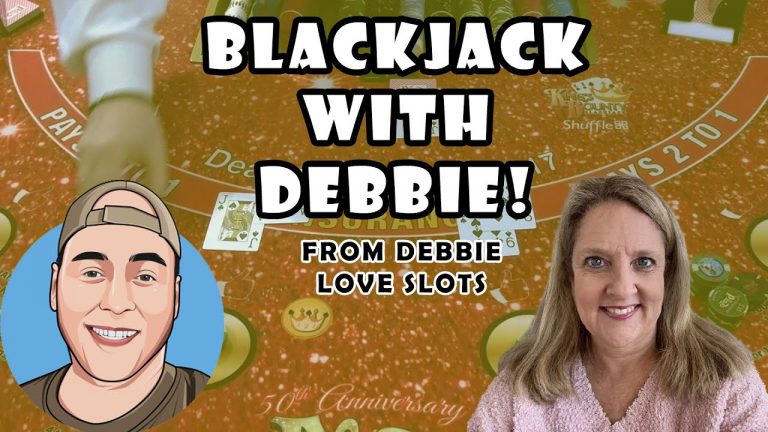 BLACKJACK | COLLAB WITH DEBBIE LOVES SLOTS | Can We Win?? | Plaza Casino, Las Vegas, NV