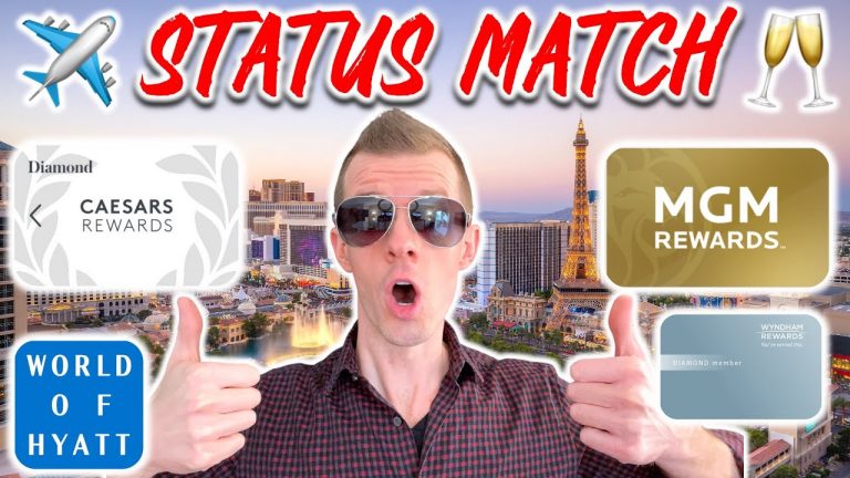 *BOOM!* 4X ELITE STATUS MATCH! Hyatt, Wyndham, MGM, Caesars status match!