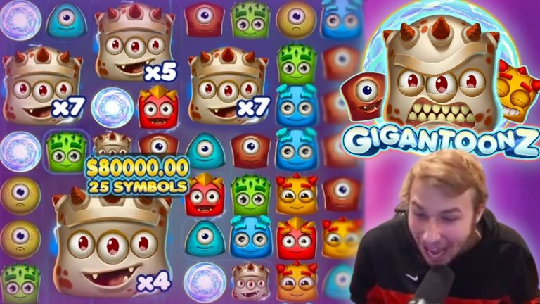 BRAND NEW GIGANTOONZ SLOT BONUS SUPER SQUIRTS!