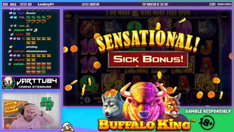 Big Bet!! Sick Bonus!! Mega Big Win From Buffalo King!!