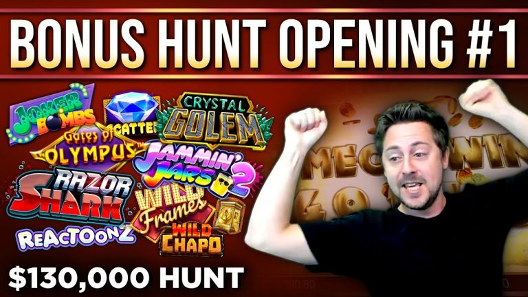 Bonus Hunt Highlights #1 – BIG PROFIT on 35 Slot Features! $130.000 START