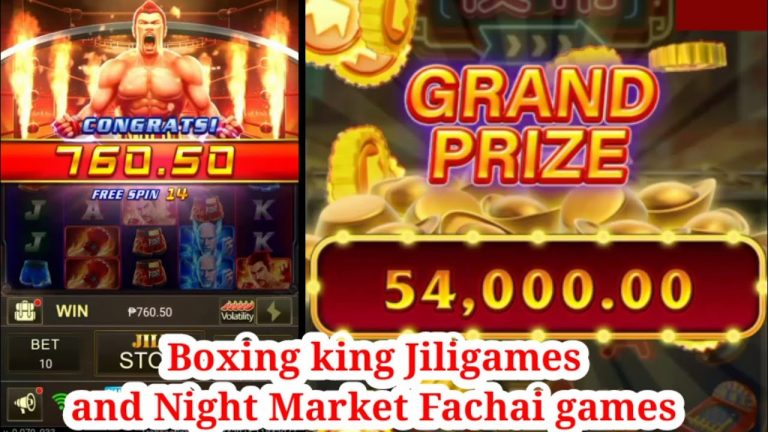 Boxing king Jiligames/Night Market Fachai games