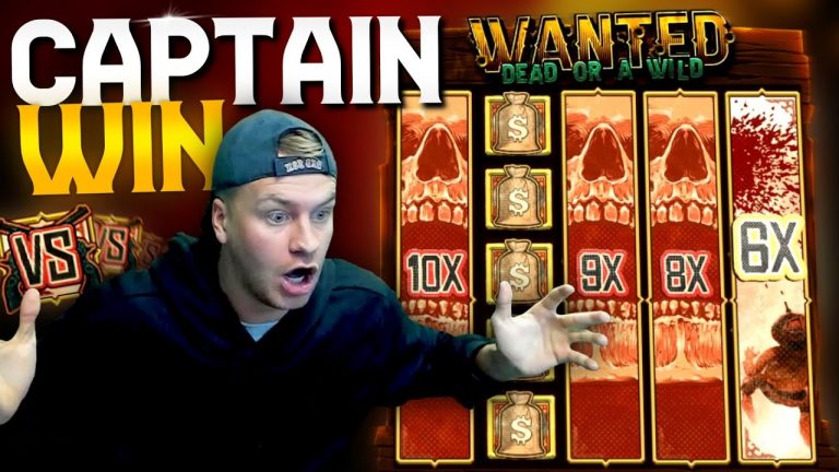 *CAPTAIN WIN* HUGE BIG WIN on Wanted Dead or a Wild Slot!