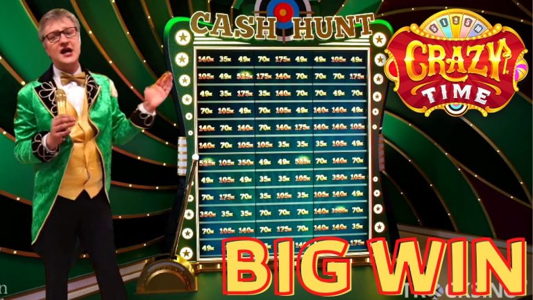 Crazy Time 3500x Cash Hunt BIG WIN!!!