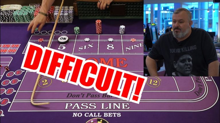 DIFFICULT! 30 Roll Craps Challenge – WIN BIG or BUST #101