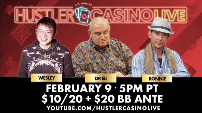 Dr. Eli, Wesley, Barry & Ronnie Play $10/20/40 No Limit Hold’em – Commentary by DGAF