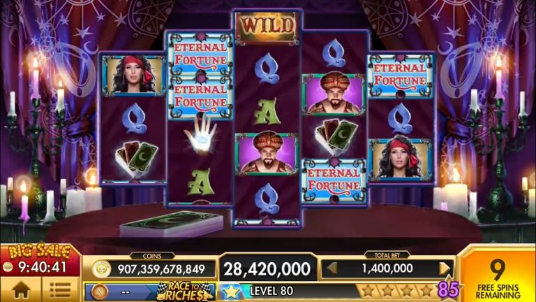 ETERNAL FORTUNE Video Slot Casino Game with a FREE SPIN BONUS