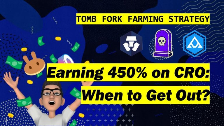 Earning 450% on CRO Coin! DarkCrypto & Tomb Fork Exit Strategy