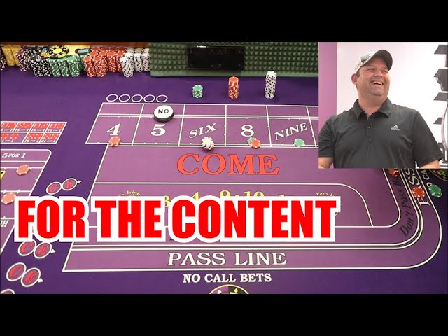 FOR THE CONTENT 30 Roll Craps Challenge – WIN BIG or BUST #97