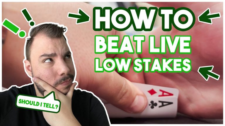 HOW TO BEAT LIVE LOW STAKES | Poker Vlog 4 at Resorts World, Las Vegas