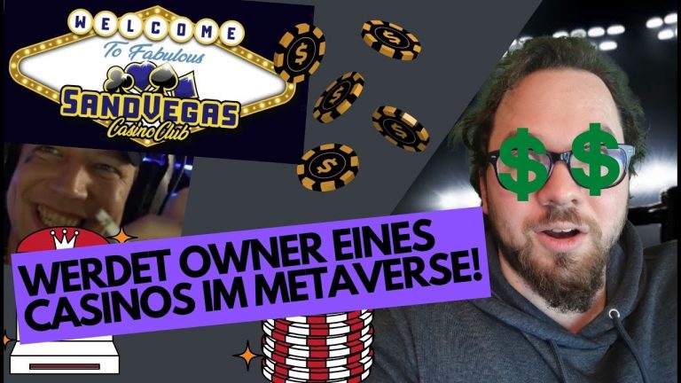 HUGE!!! SandVegasCasinoClub – mit diesem NFT werdet ihr am Gewinn von einem Casino passiv beteiligt!