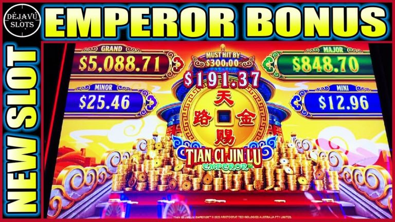 I PLAYED A NEW SLOT AND LANDED THE BONUS! EMPEROR TIAN CI JIN LU SLOTS