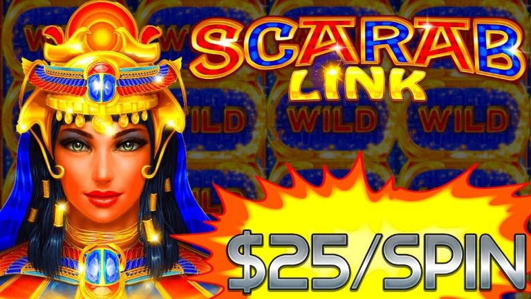 I USED Reverse Psychology To Land A MAX BET Scarab Link Bonus! $25.00 BET!