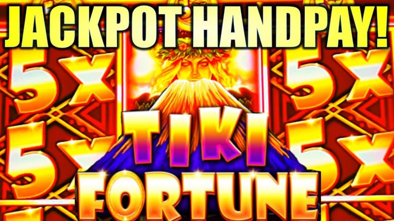 JACKPOT HANDPAY! 5X 5X 5X TOP FEATURE! TIKI FORTUNE (ULTIMATE CHOICE JACKPOTS) Slot Machine (AGS)