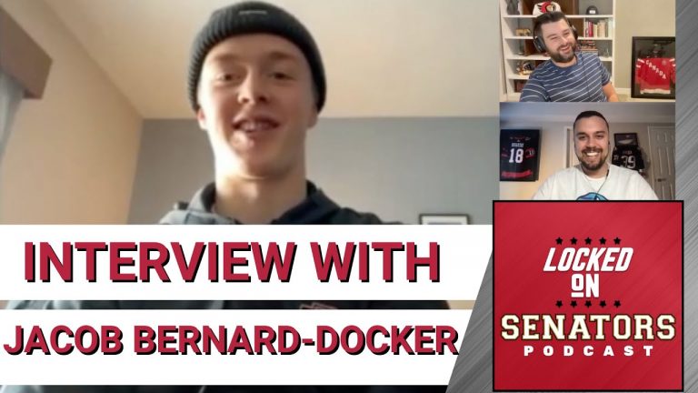 Jacob Bernard-Docker Chats Road To Pro Hockey + Matt Murray Leads Senators Into Battle vs Penguins