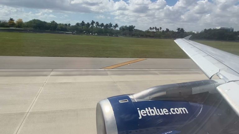 Jetblue a320 Sunny Takeoff from Fort Lauderdale!