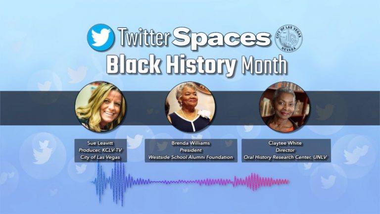 Join us as we talk with Claytee White and Brenda Williams to celebrate Black History in Las Vegas.