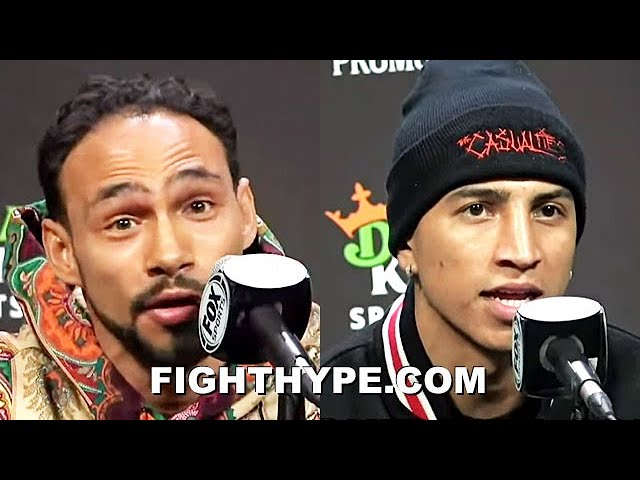 KEITH THURMAN VS. MARIO BARRIOS FINAL PRESS CONFERENCE & FACE OFF