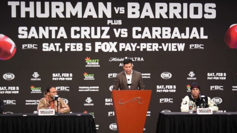 Keith Thurman vs Mario Barrios FULL Press Conference | Fox Sports PPV