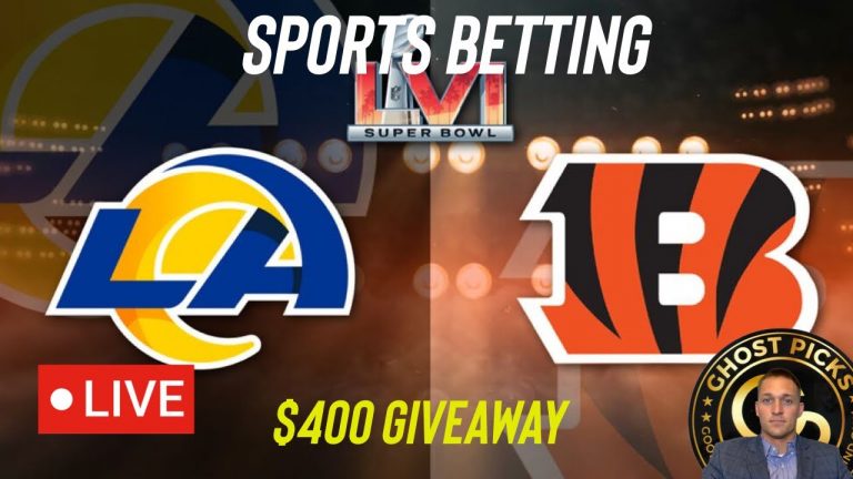 LA Rams vs Cincinnati Bengals Prediction Super Bowl Sunday Giveaway 2-11-2022