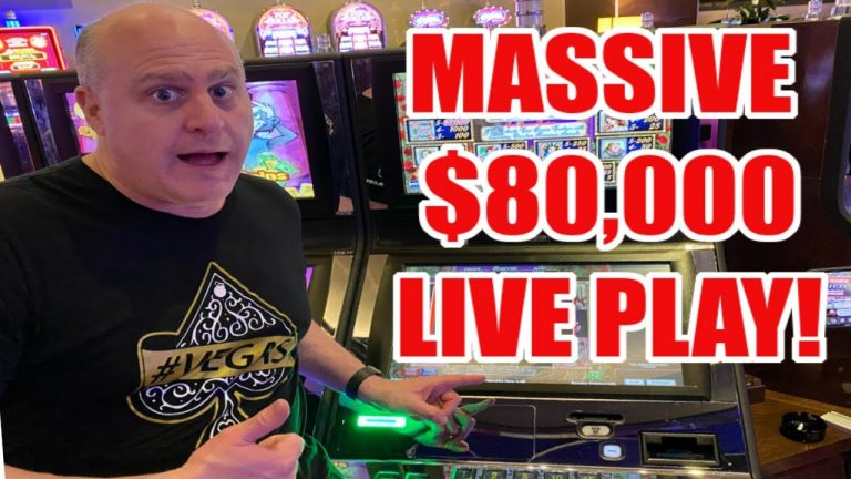 LIVE $80,000 MAX BET SLOT PLAY with The Raja!