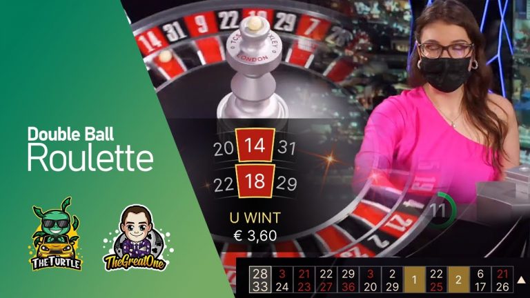 LIVE Dubbel 1 hitten op Double Ball Roulette ( 1300x INZET!? )