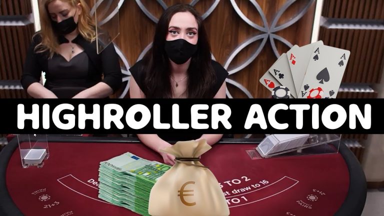 Live Blackjack – Highroller Action – So muss es laufen!