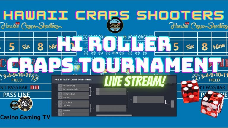 Live Craps Tournament! 1st Ever HCS HI Roller Craps Tournament