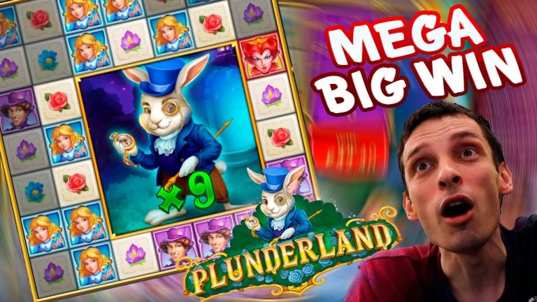 MEGA BIG WIN PLUNDERLAND SLOT BONUS BUY!