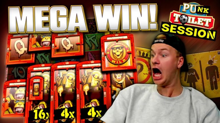 MEGA BIG WIN on NEW Punk Toilet Slot! – Bonus Buy Highlights