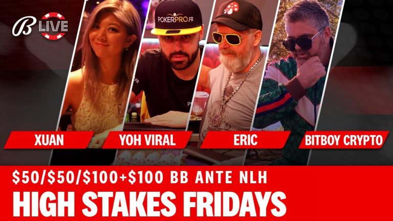 MILLION DOLLAR CASH GAME 8.0 @YoH ViraL, Xuan Liu & @BitBoy Crypto $50/$100/$100 Live at the Bike!