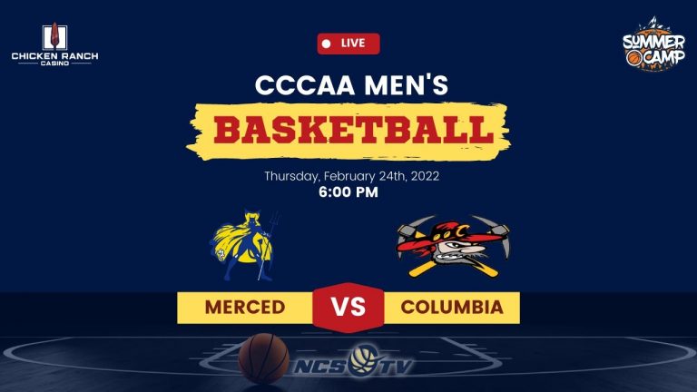 Merced vs Columbia College Men’s Basketball LIVE 2/24/22